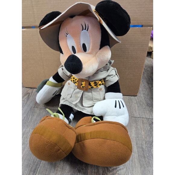 Disney Other - Disney Safari Minnie Mouse Plush Doll Compass Toy 24" from Walt Disney World